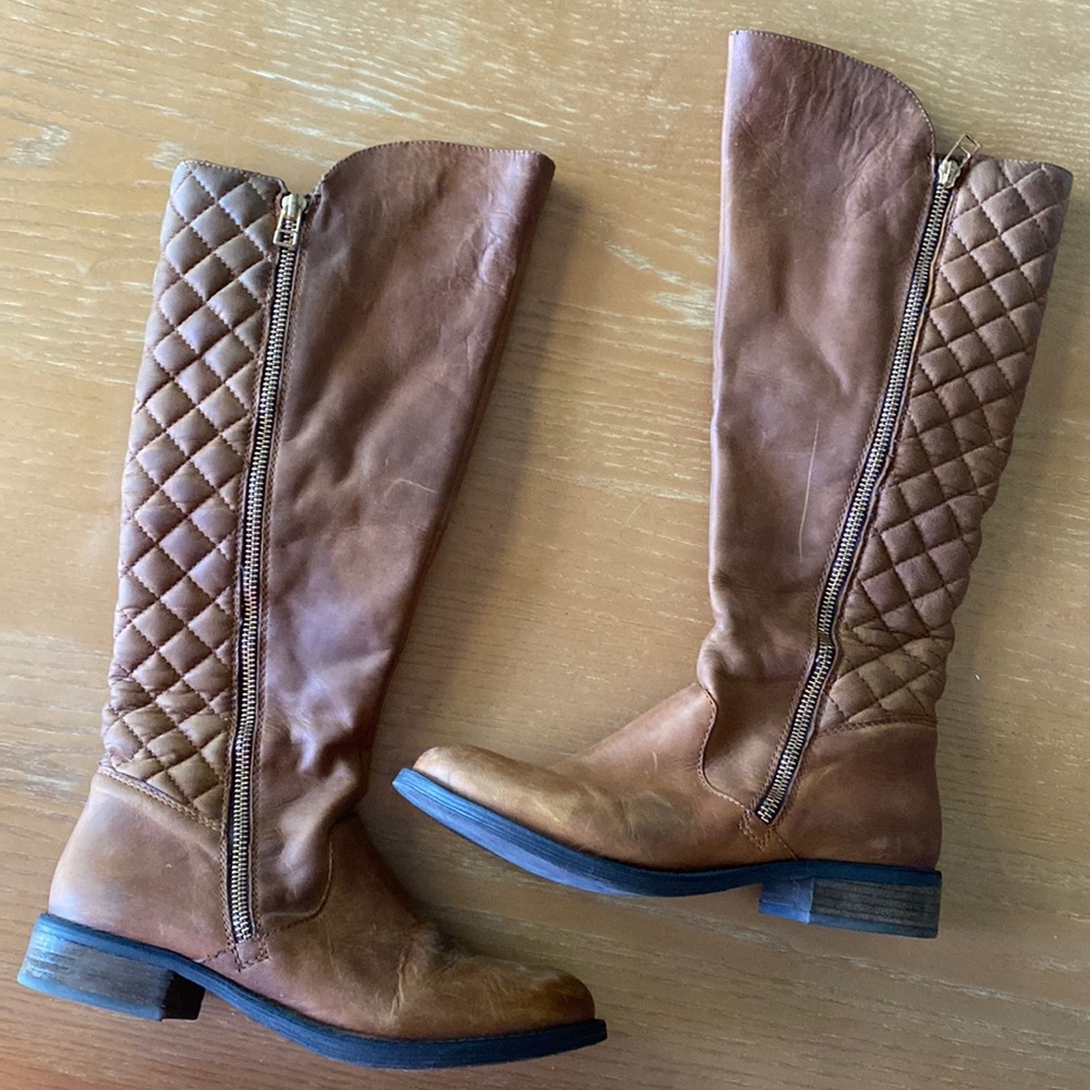 STEVE MADDEN NORTHSIDE COGNAC BOOTS!